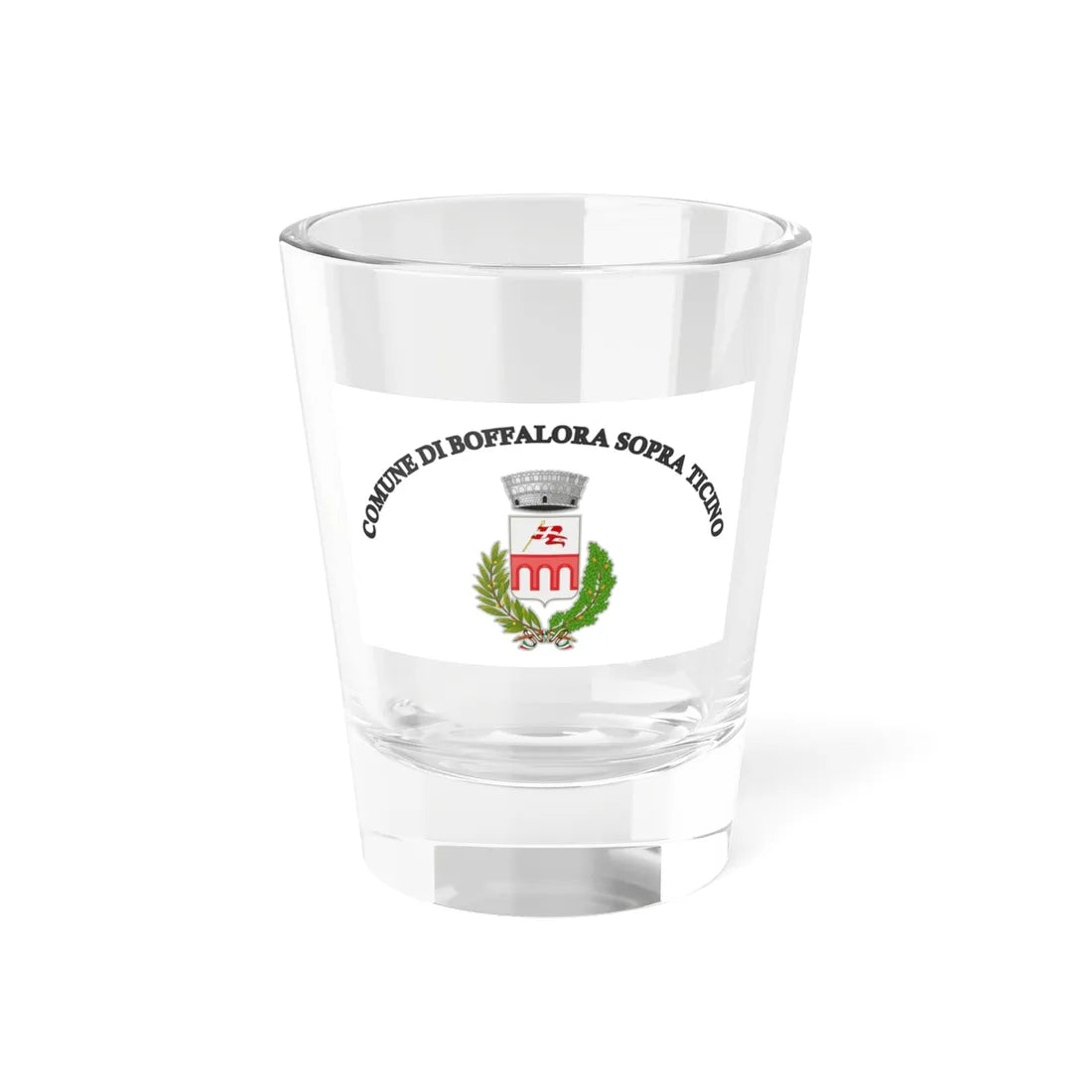 Boffalora sopra Ticino-Bandiera (Italy) Shot Glass 1.5oz 1.5oz - Go Mug Yourself