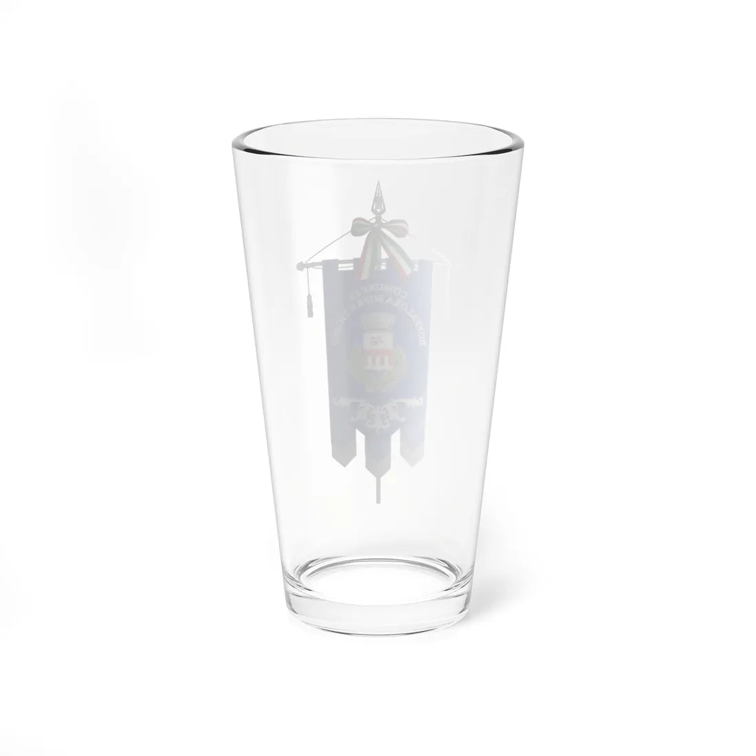 Boffalora sopra Ticino-Gonfalone (Italy) Pint Glass 16oz - Go Mug Yourself