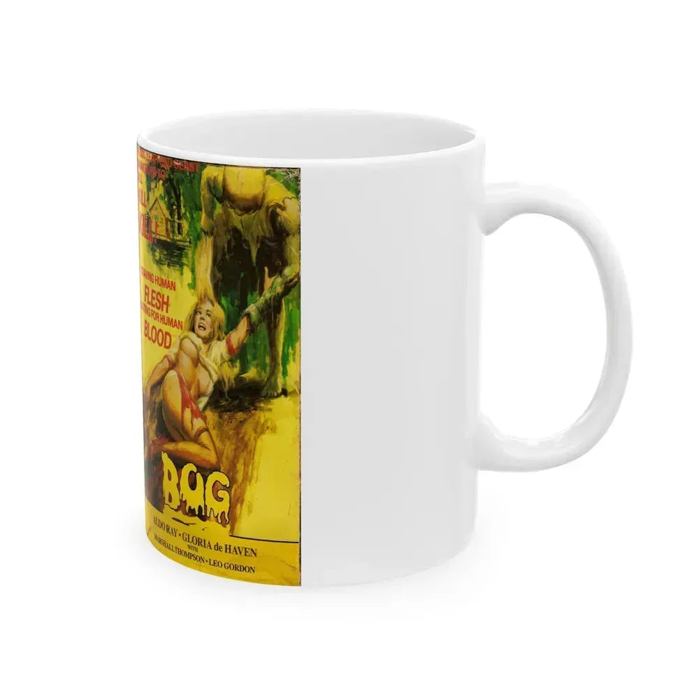 BOG (VHS COVER) - White Coffee Mug - Go Mug Yourself