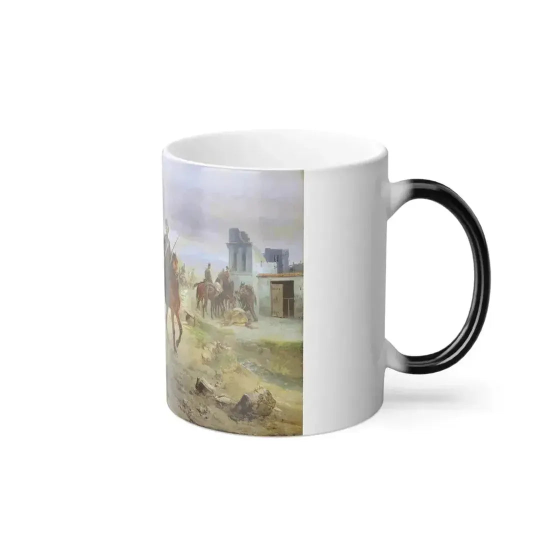 Bogdan Pavlovich Willewalde (1819-1903) They Fell Into Captivity - Color Changing Mug 11oz - Go Mug Yourself