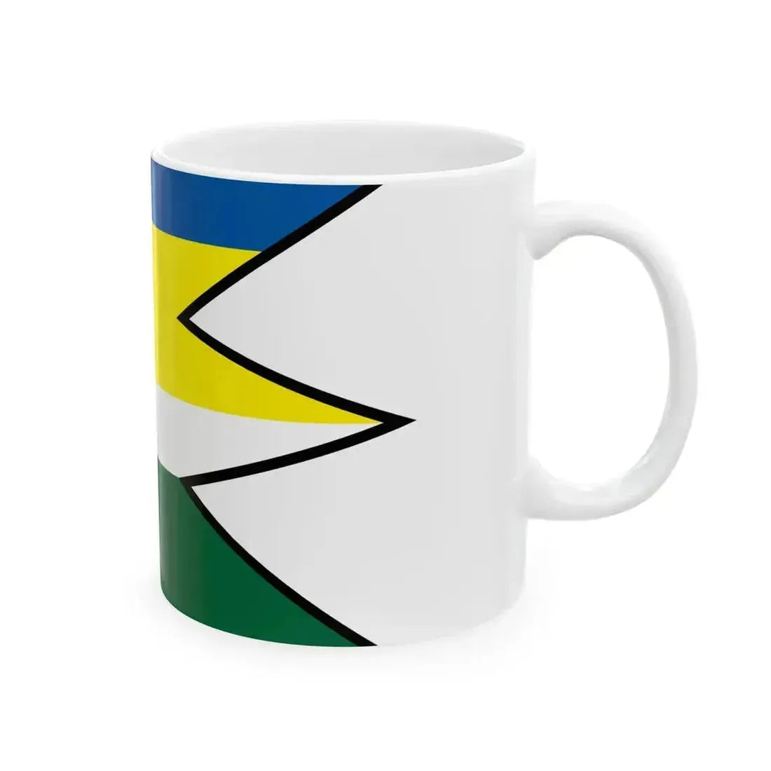 Bohunice Ilava Flag (Slovakia) White Coffee Mug - Go Mug Yourself