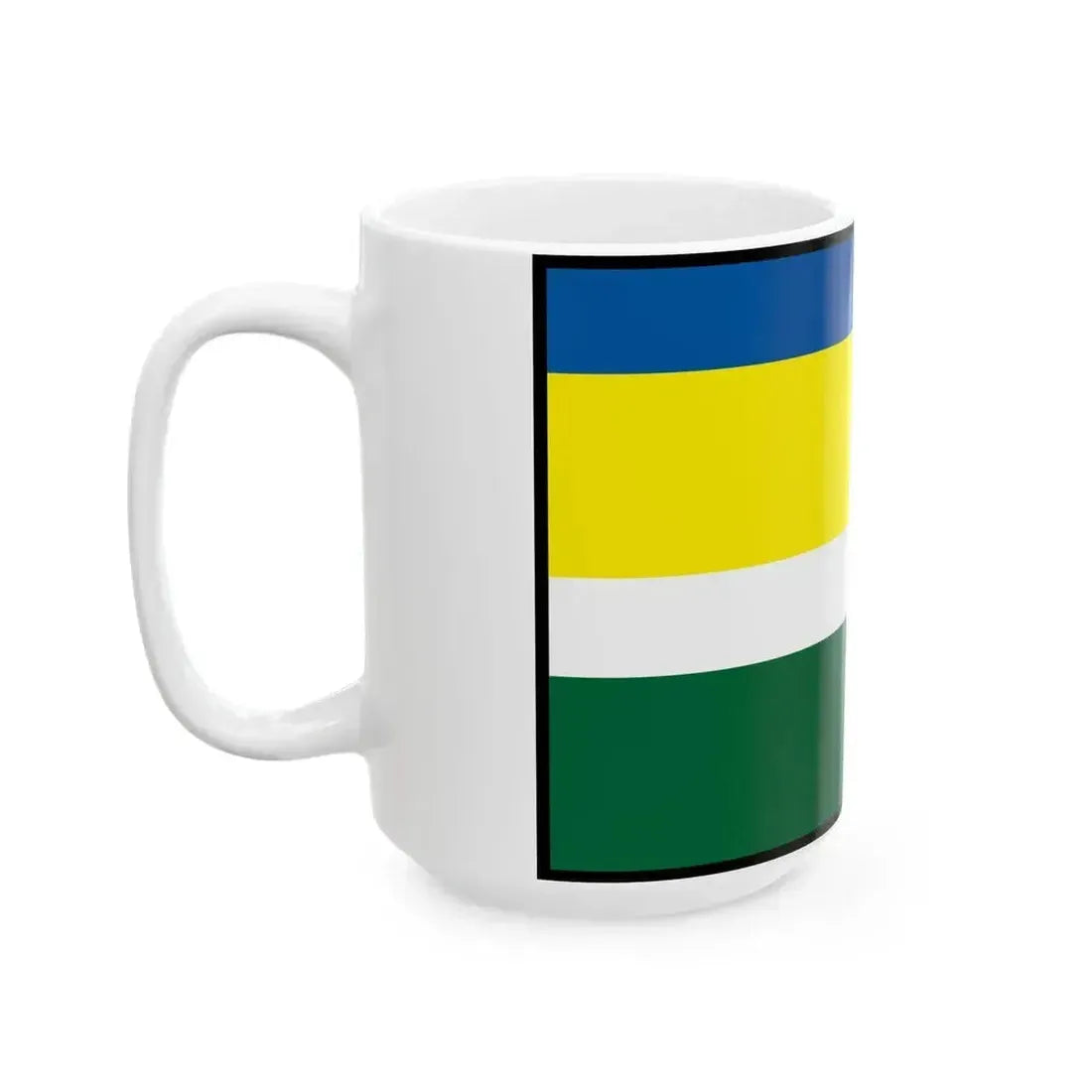 Bohunice Ilava Flag (Slovakia) White Coffee Mug - Go Mug Yourself