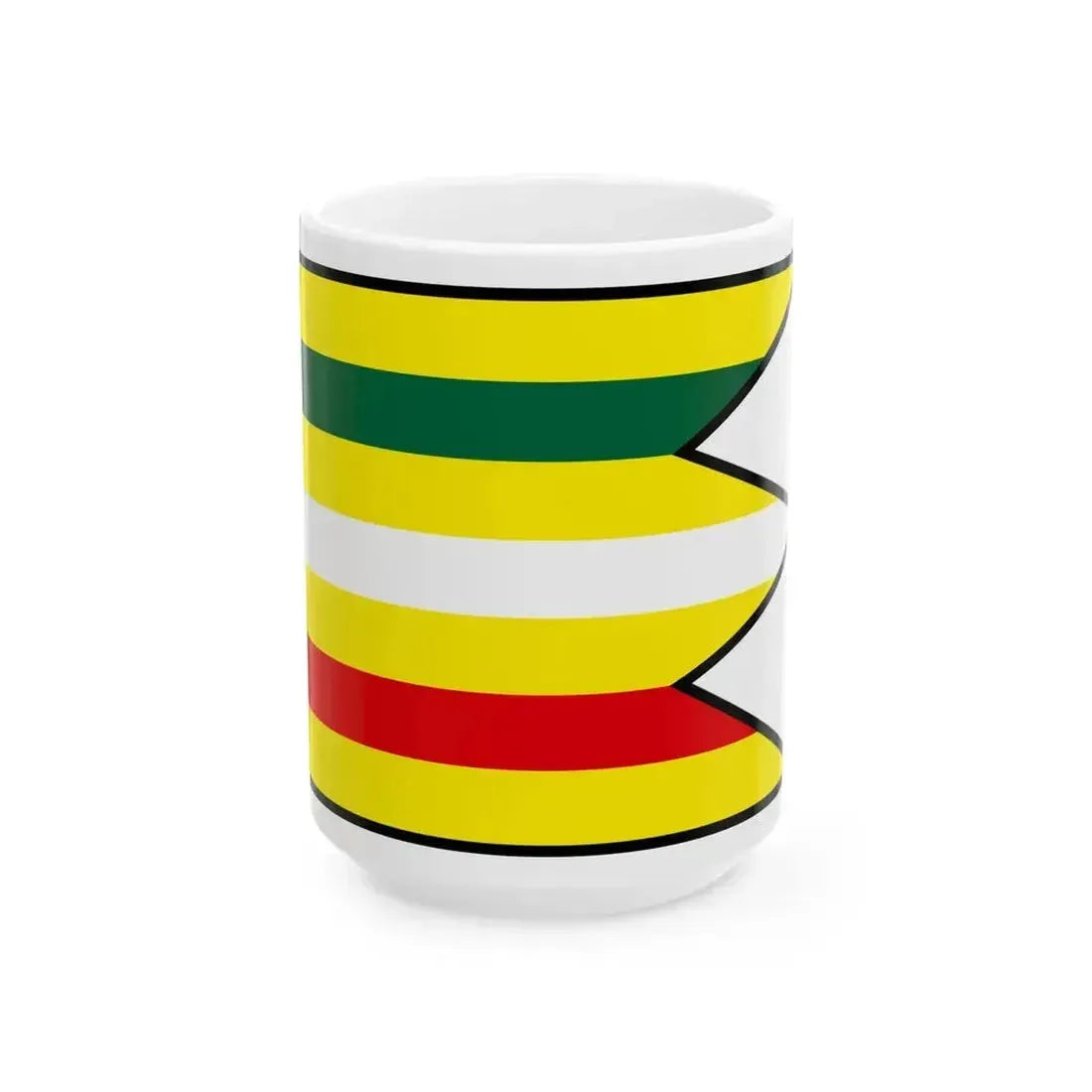 Bohunovo Roznava Flag (Slovakia) White Coffee Mug 15oz - Go Mug Yourself