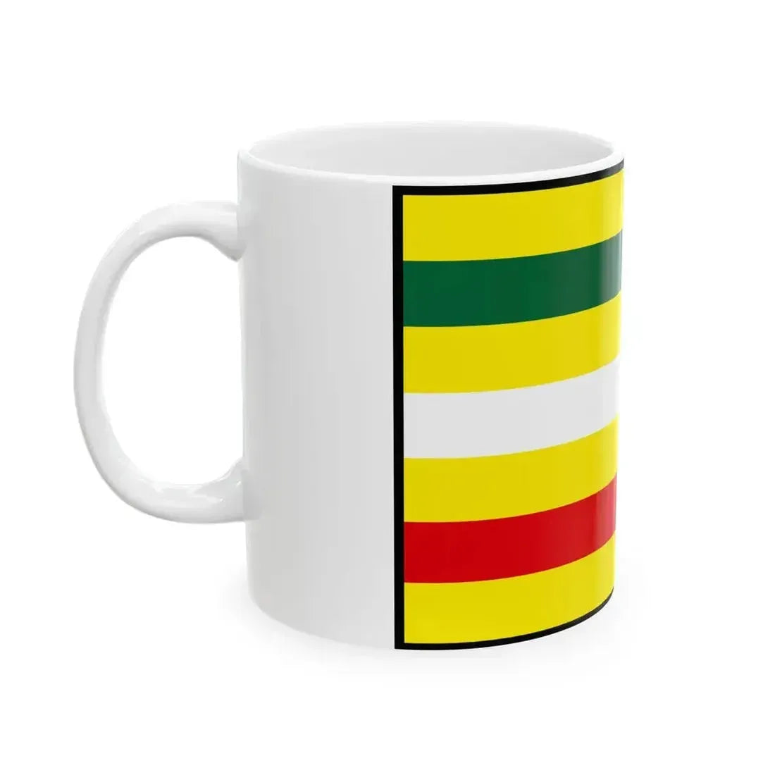 Bohunovo Roznava Flag (Slovakia) White Coffee Mug - Go Mug Yourself