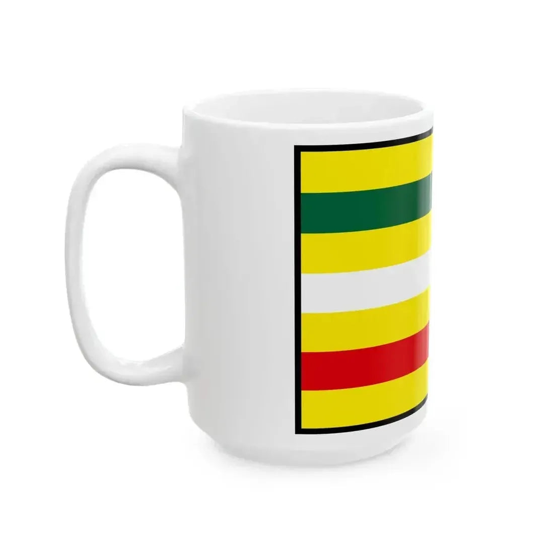 Bohunovo Roznava Flag (Slovakia) White Coffee Mug - Go Mug Yourself