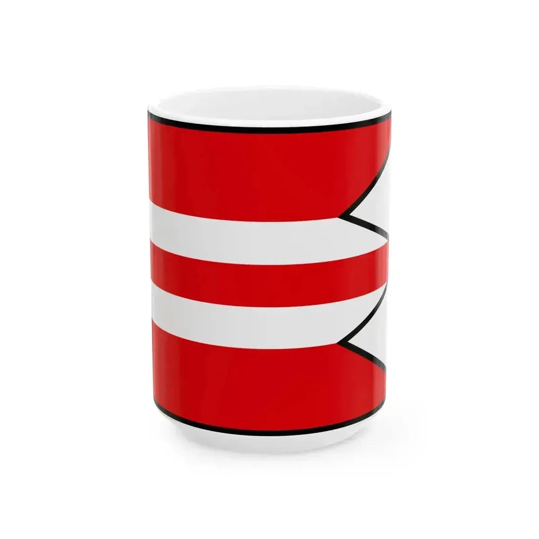 Bojna Topolcany Flag (Slovakia) White Coffee Mug 15oz - Go Mug Yourself
