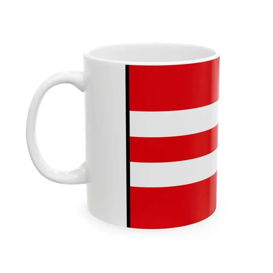 Bojna Topolcany Flag (Slovakia) White Coffee Mug - Go Mug Yourself