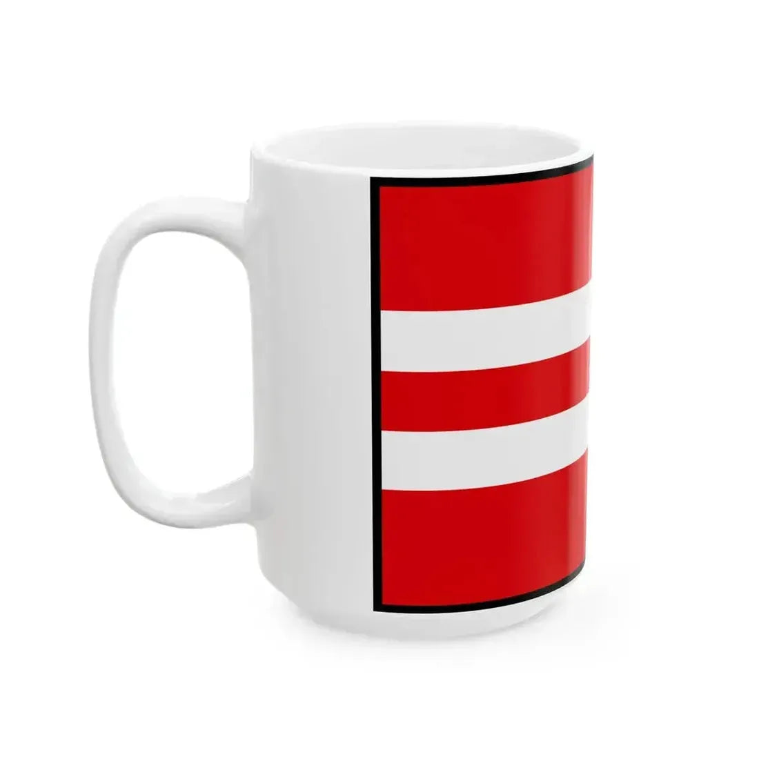 Bojna Topolcany Flag (Slovakia) White Coffee Mug - Go Mug Yourself