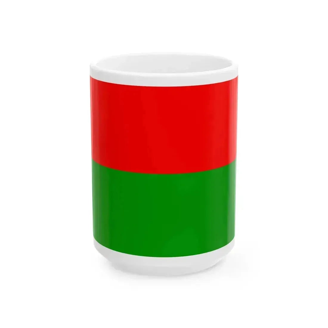 Bolivar Flag (Ecuador) White Coffee Mug 15oz - Go Mug Yourself