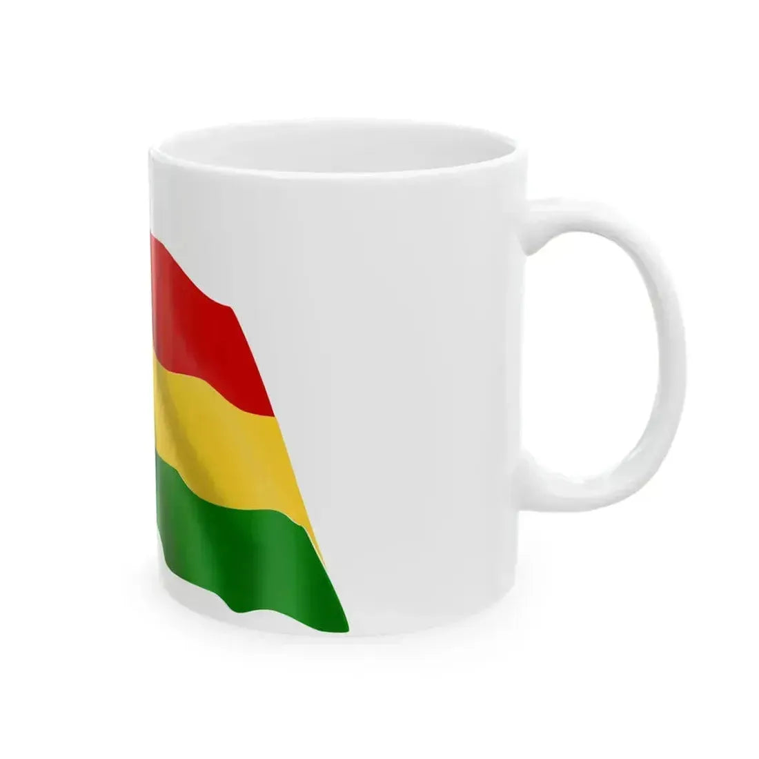 Bolivia-flag (Bolivia) White Coffee Mug - Go Mug Yourself
