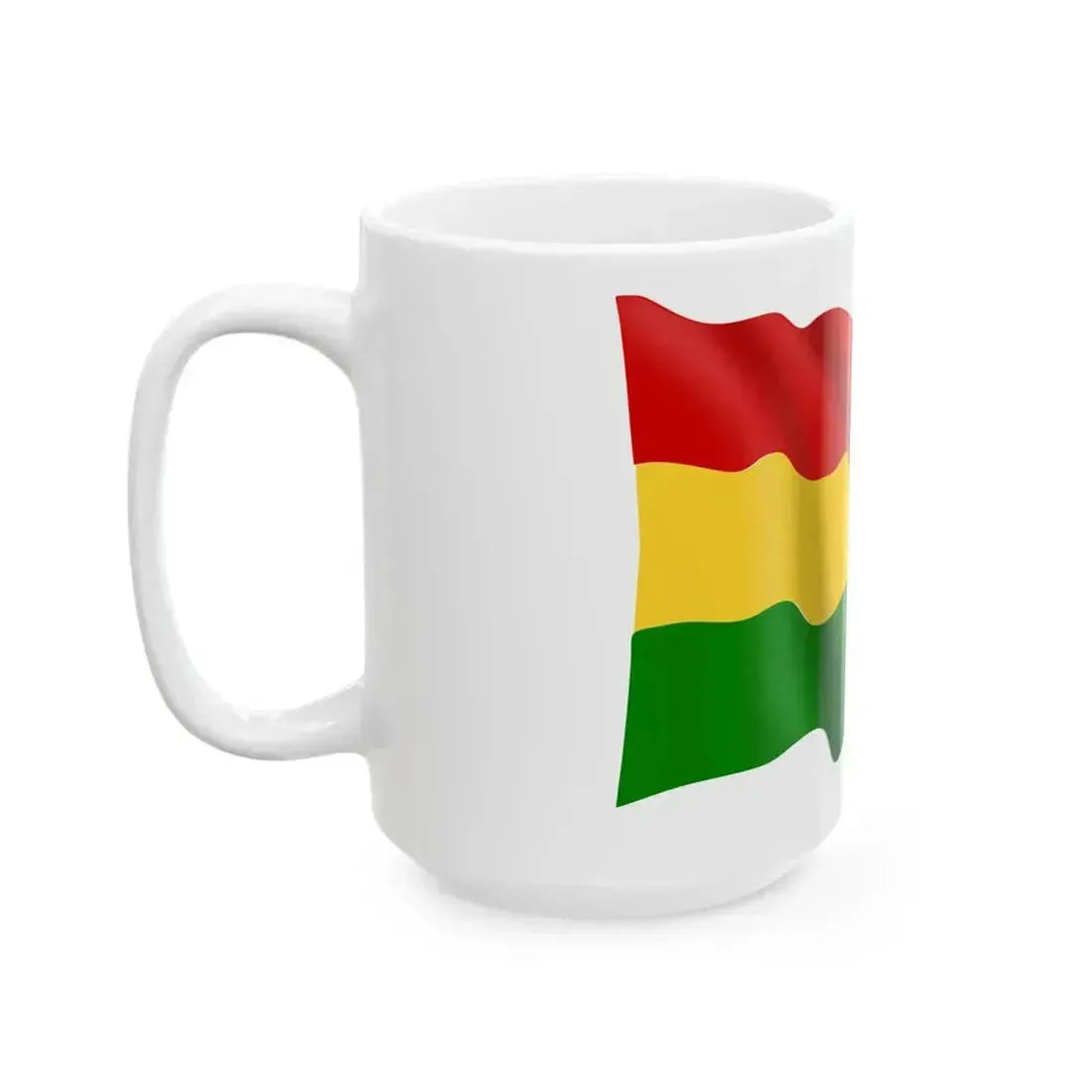 Bolivia-flag (Bolivia) White Coffee Mug - Go Mug Yourself