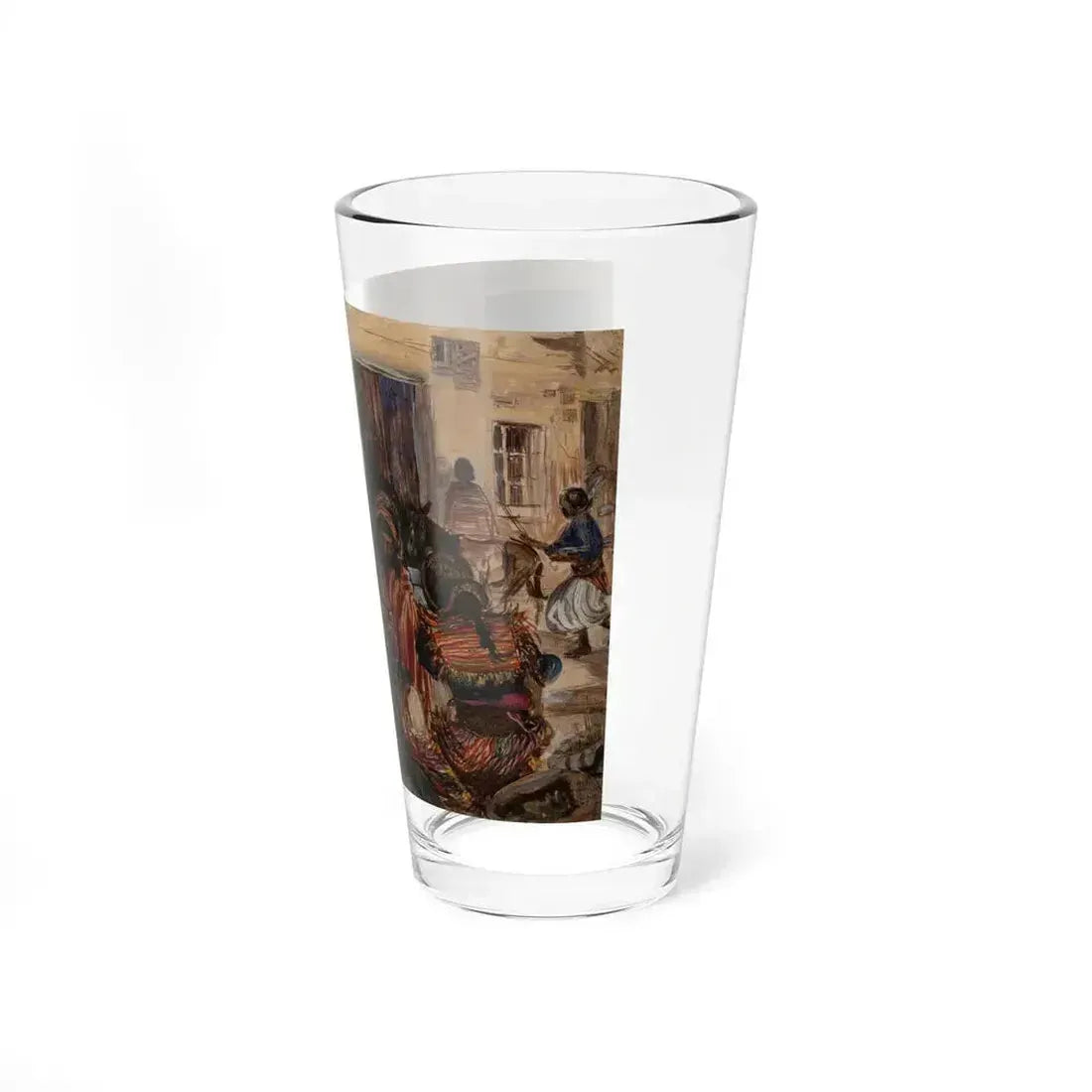 Bolivian Market, 1947 (Magazine Illustration) Pint Glass 16oz - Go Mug Yourself