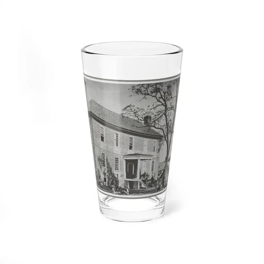 Bolling House Originally Named Mitchell's (Later Bull Hill ), Possibly Located In Hopewell, Va. 001(2) (U.S. Civil War) Pint Glass 16oz 16oz - Go Mug Yourself