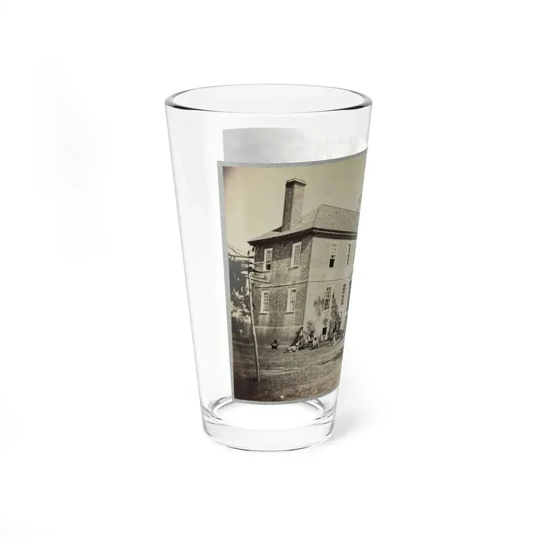 Bolling House Originally Named Mitchell's (Later Bull Hill ), Possibly Located In Hopewell, Va.(2) (U.S. Civil War) Pint Glass 16oz - Go Mug Yourself
