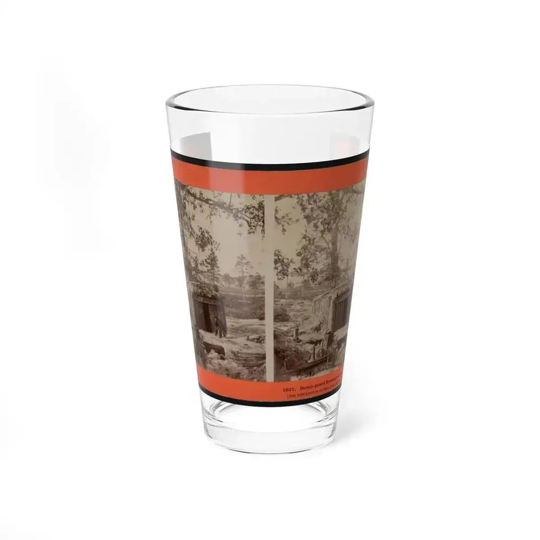 Bomb-Proof Restaurant On The Petersburg Line (U.S. Civil War) Pint Glass 16oz 16oz - Go Mug Yourself