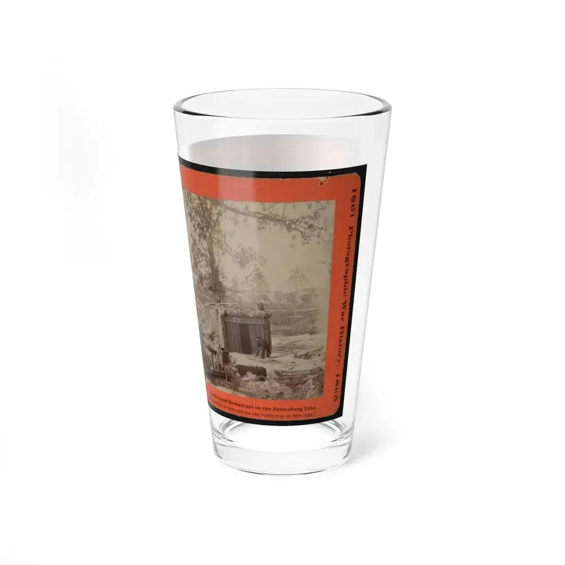Bomb-Proof Restaurant On The Petersburg Line (U.S. Civil War) Pint Glass 16oz - Go Mug Yourself