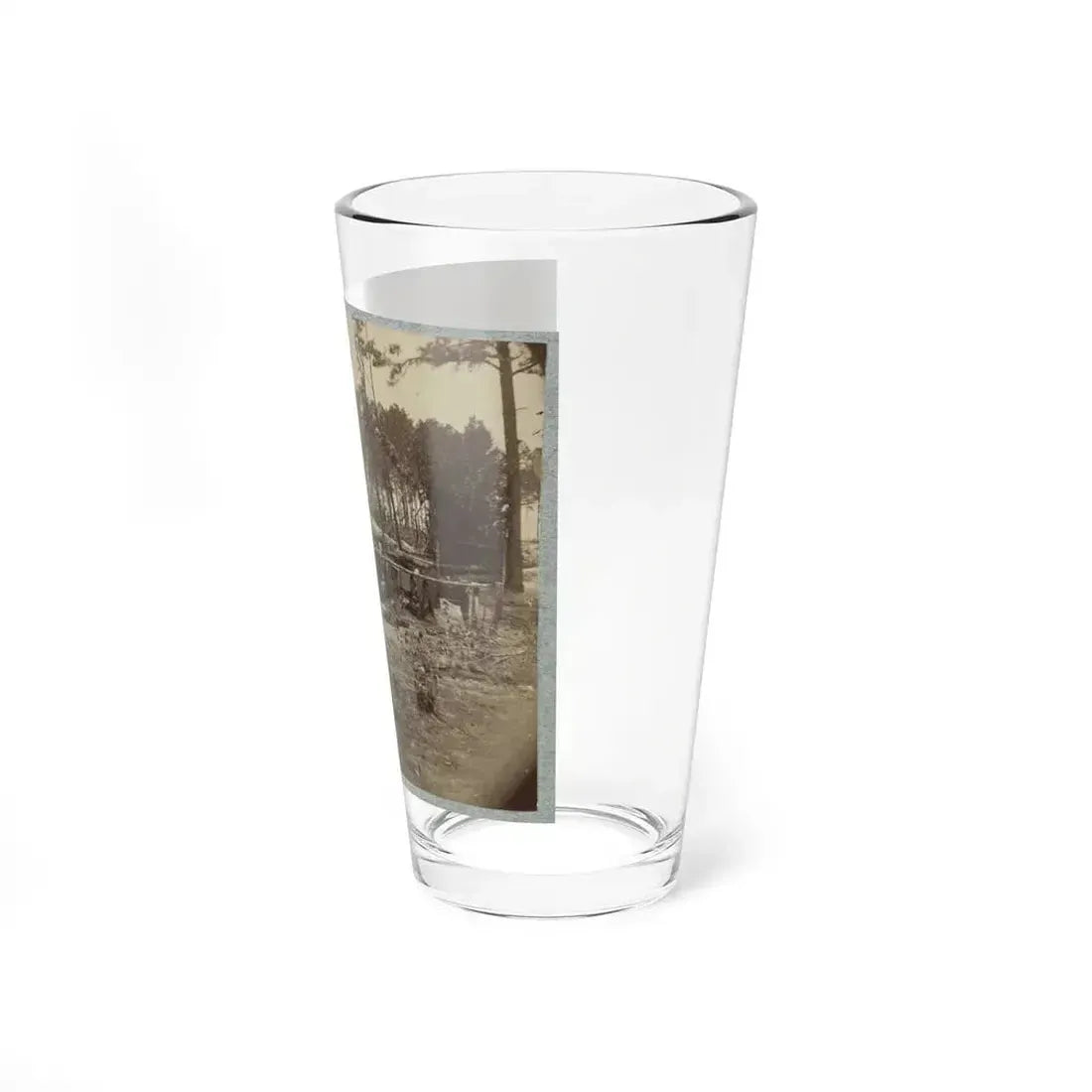 Bombproof Huts In The Front Line Before Petersburg, August 10, 1864 (U.S. Civil War) Pint Glass 16oz - Go Mug Yourself