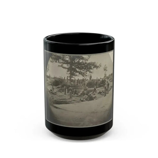 Bombproof Quarters On The Lines In Front Of Petersburg, Va. Aug. 1864 (U.S. Civil War) Black Coffee Mug 15oz - Go Mug Yourself