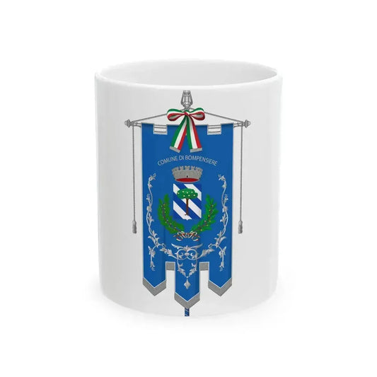 Bompensiere-Gonfalone (Italy) White Coffee Mug 11oz - Go Mug Yourself