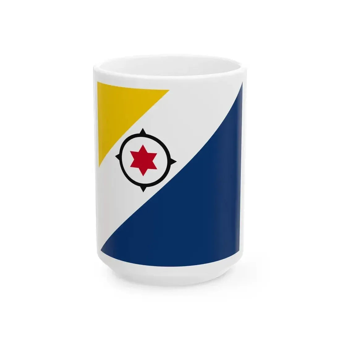 Bonaire Icon (Netherlands) White Coffee Mug 15oz - Go Mug Yourself