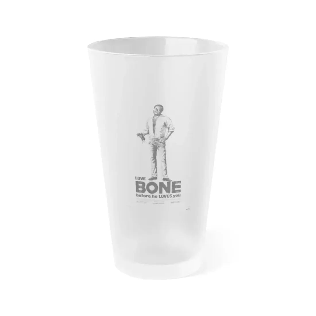 BONE 1972 Movie Poster - Frosted Pint Glass 16oz 16oz Frosted - Go Mug Yourself