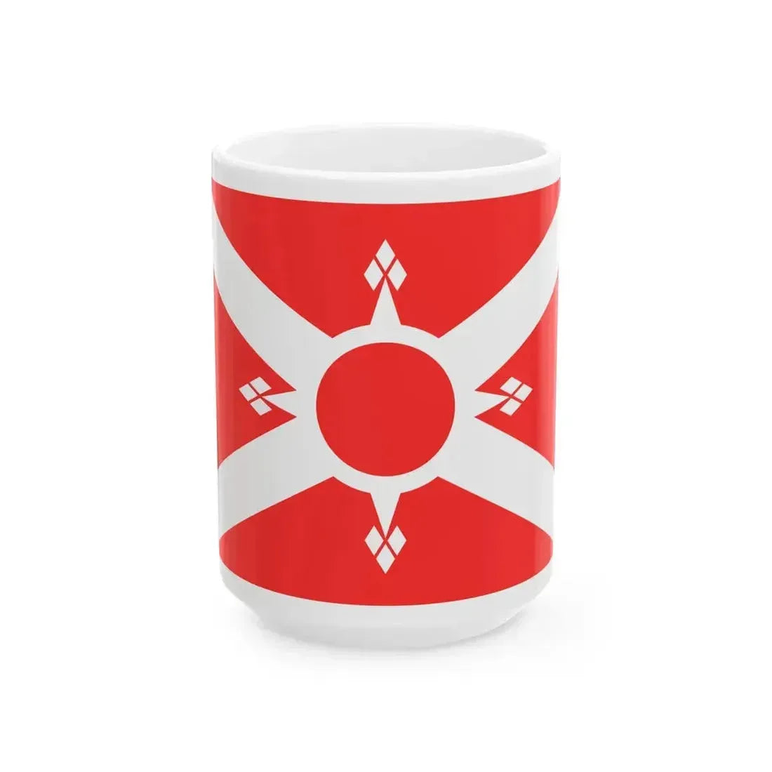 Bonnets Rouges flag (Belgium) White Coffee Mug 15oz - Go Mug Yourself