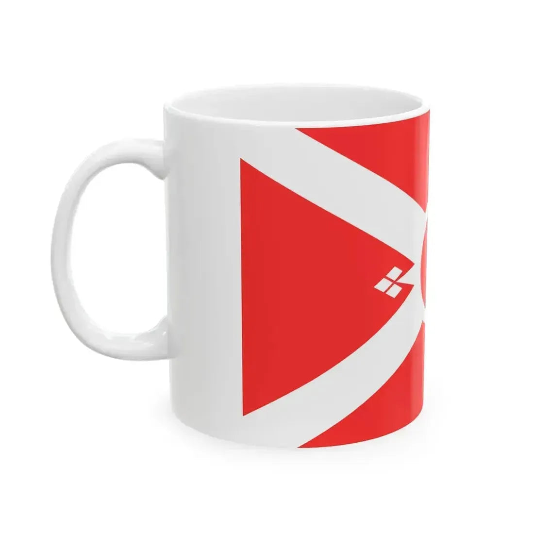 Bonnets Rouges flag (Belgium) White Coffee Mug - Go Mug Yourself