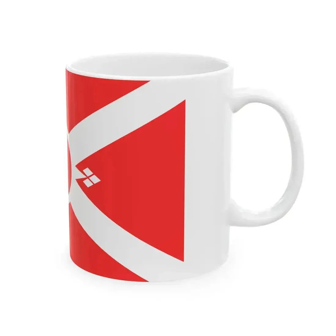 Bonnets Rouges flag (Belgium) White Coffee Mug - Go Mug Yourself