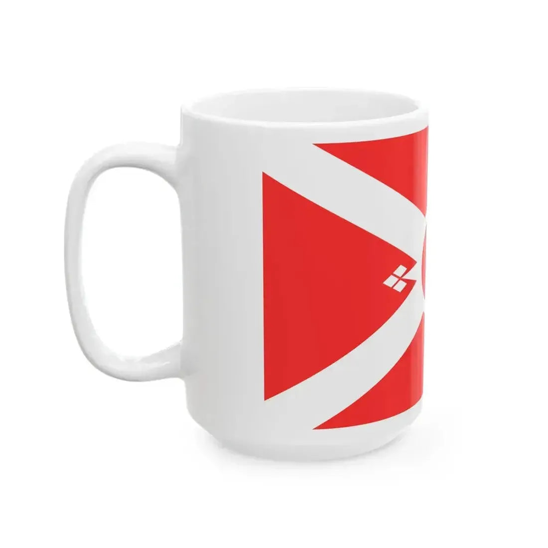 Bonnets Rouges flag (Belgium) White Coffee Mug - Go Mug Yourself
