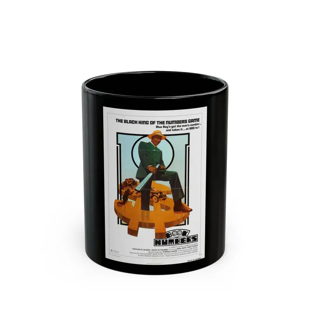 BOOK OF NUMBERS 1973 Movie Poster - Black Coffee Mug 11oz - Go Mug Yourself