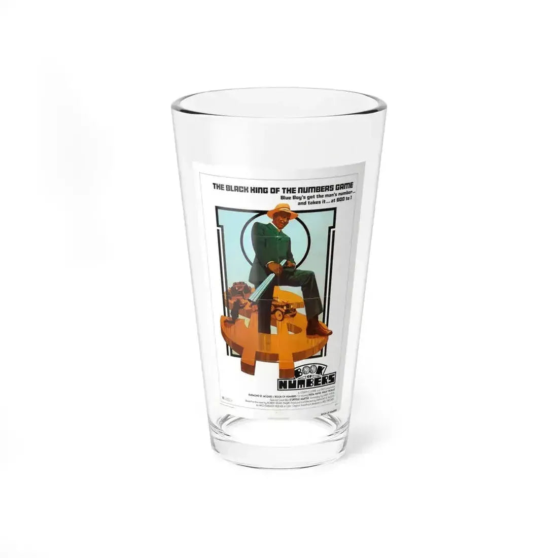 BOOK OF NUMBERS 1973 Movie Poster - Pint Glass 16oz 16oz - Go Mug Yourself