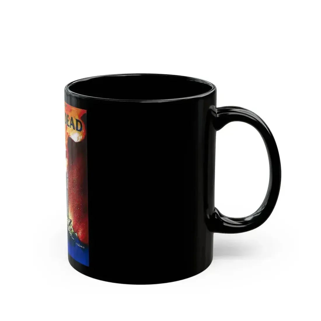 BOOK OF THE DEAD (EVIL DEAD ORIGINAL TITLE) 1981 Movie Poster - Black Coffee Mug - Go Mug Yourself