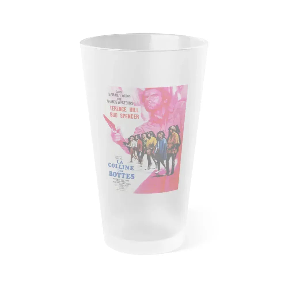 BOOT HILL 1969 Movie Poster - Frosted Pint Glass 16oz 16oz Frosted - Go Mug Yourself