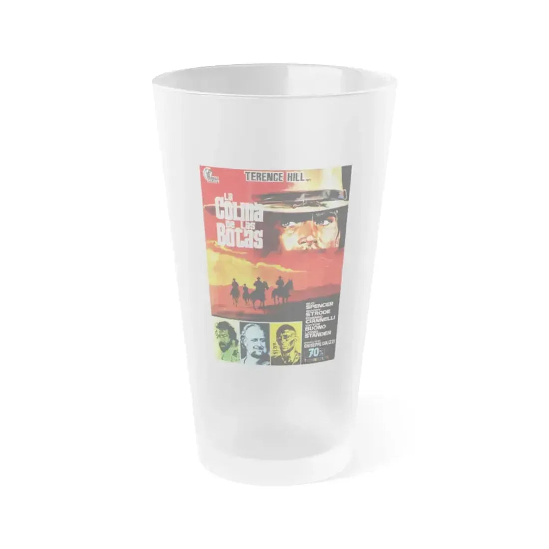 BOOT HILL (2) 1969 Movie Poster - Frosted Pint Glass 16oz 16oz Frosted - Go Mug Yourself