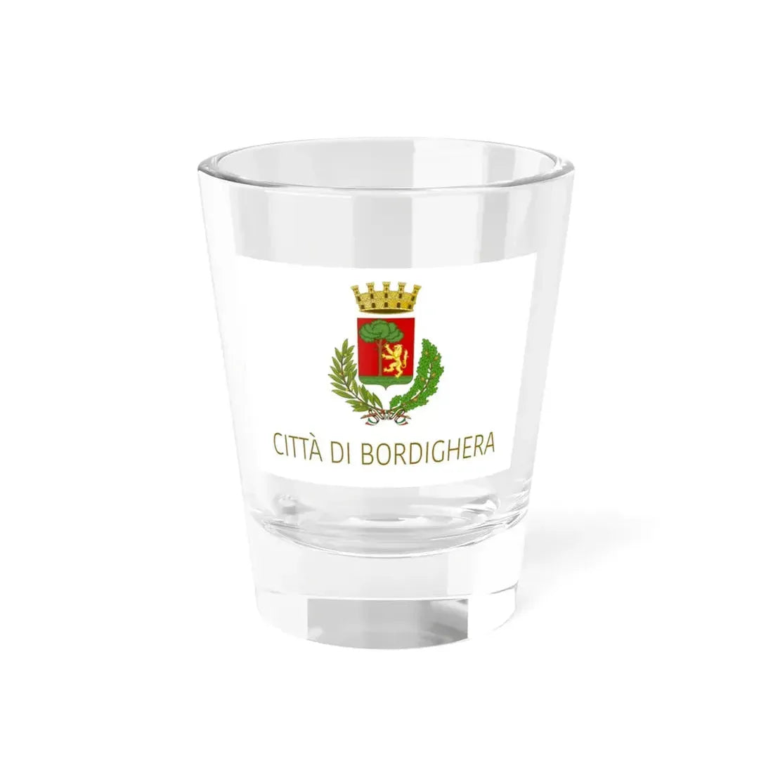 Bordighera-Bandiera (Italy) Shot Glass 1.5oz 1.5oz - Go Mug Yourself