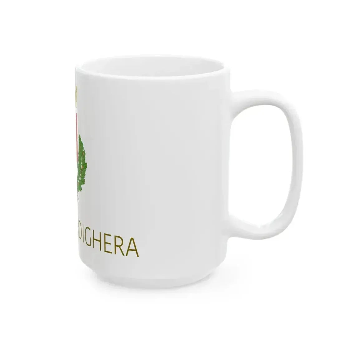 Bordighera-Bandiera (Italy) White Coffee Mug - Go Mug Yourself