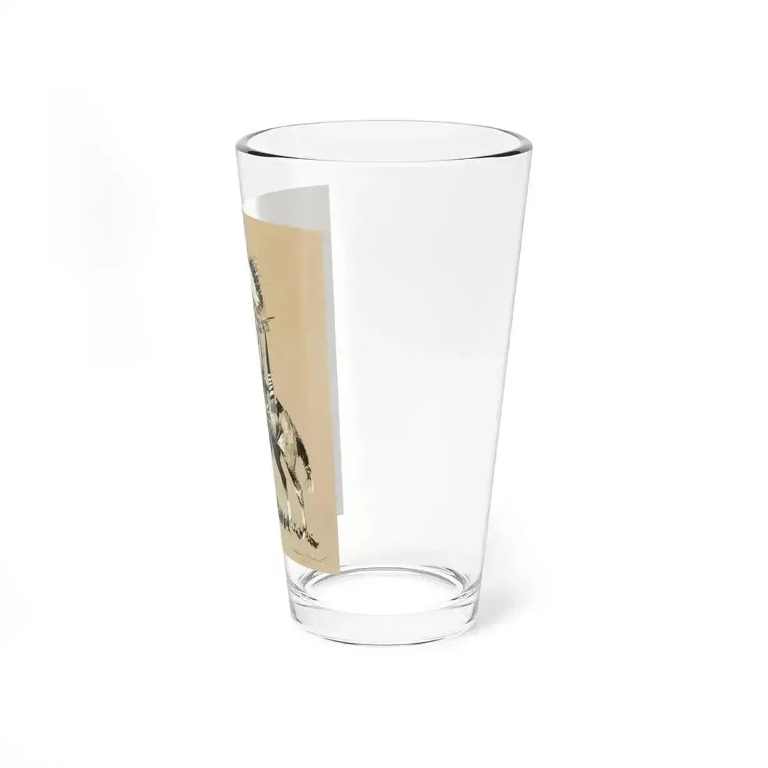 Borein-Sioux Warrior (1914) (Native Americans in Art) Pint Glass 16oz - Go Mug Yourself