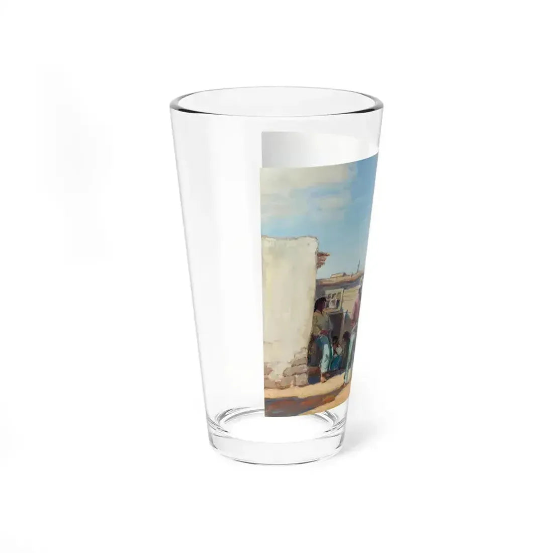 Borg - Oraibi, Arizona (Native Americans in Art) Pint Glass 16oz - Go Mug Yourself
