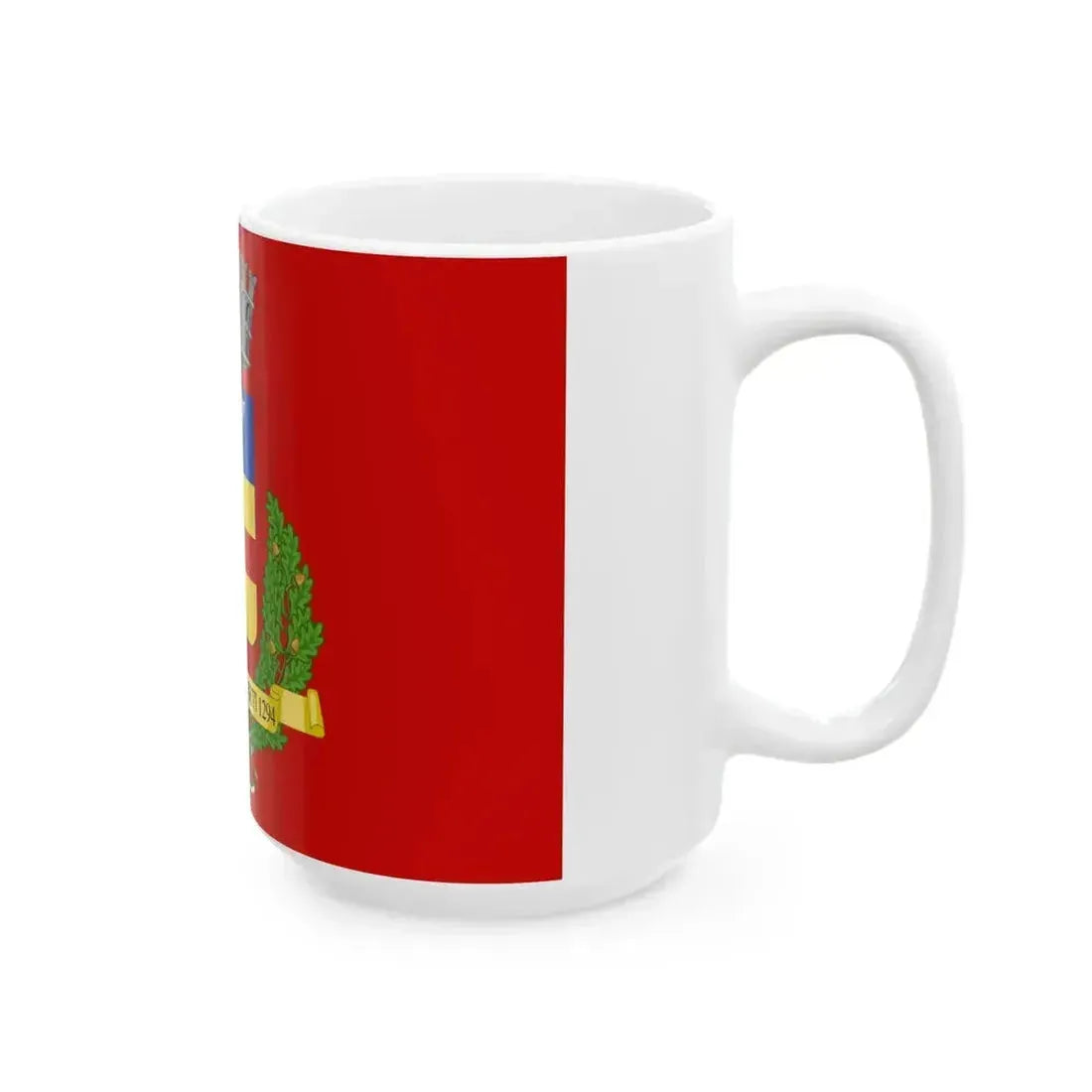 Borghetto Santo Spirito-Bandiera (Italy) White Coffee Mug - Go Mug Yourself