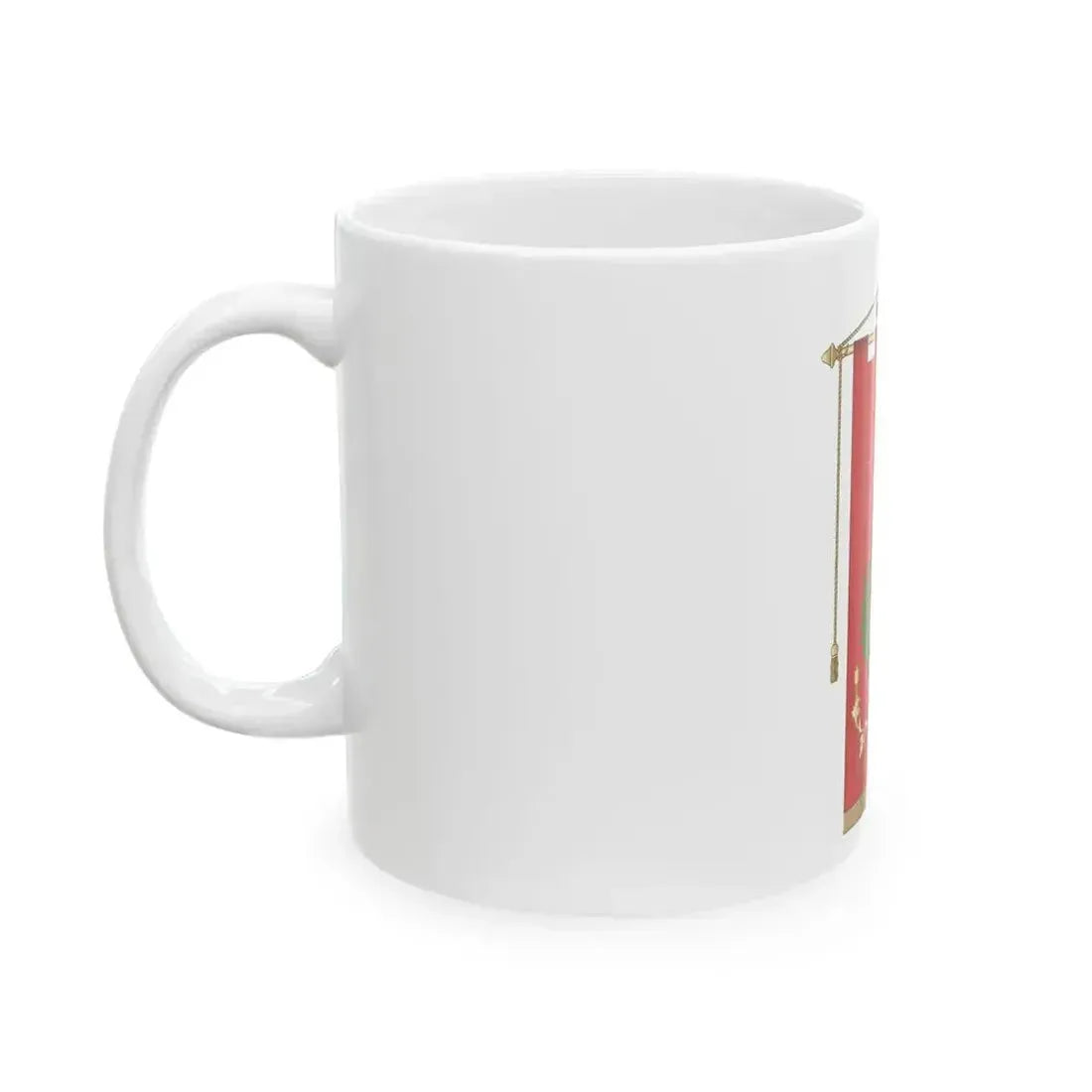 Borgo San Dalmazzo-Gonfalone2 (Italy) White Coffee Mug - Go Mug Yourself