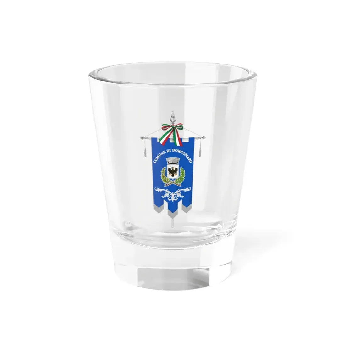 Borgomaro-Gonfalone (Italy) Shot Glass 1.5oz 1.5oz - Go Mug Yourself