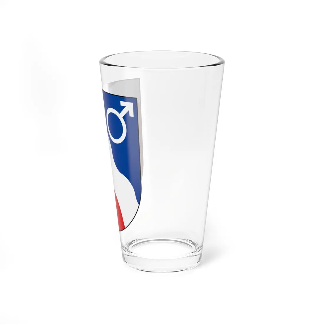 Borlänge vapen (Sweden) (Coat of Arms) Pint Glass 16oz - Go Mug Yourself