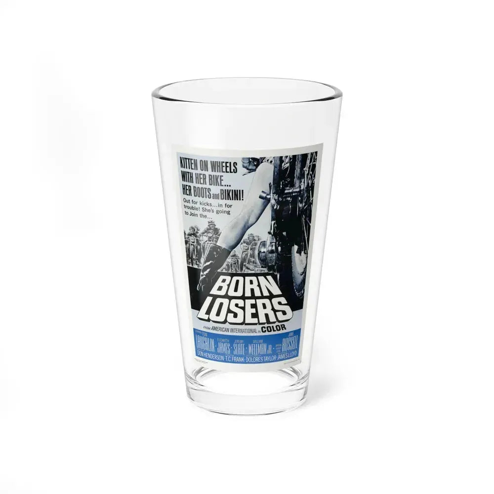 BORN LOSERS 1967 Movie Poster - Pint Glass 16oz 16oz - Go Mug Yourself