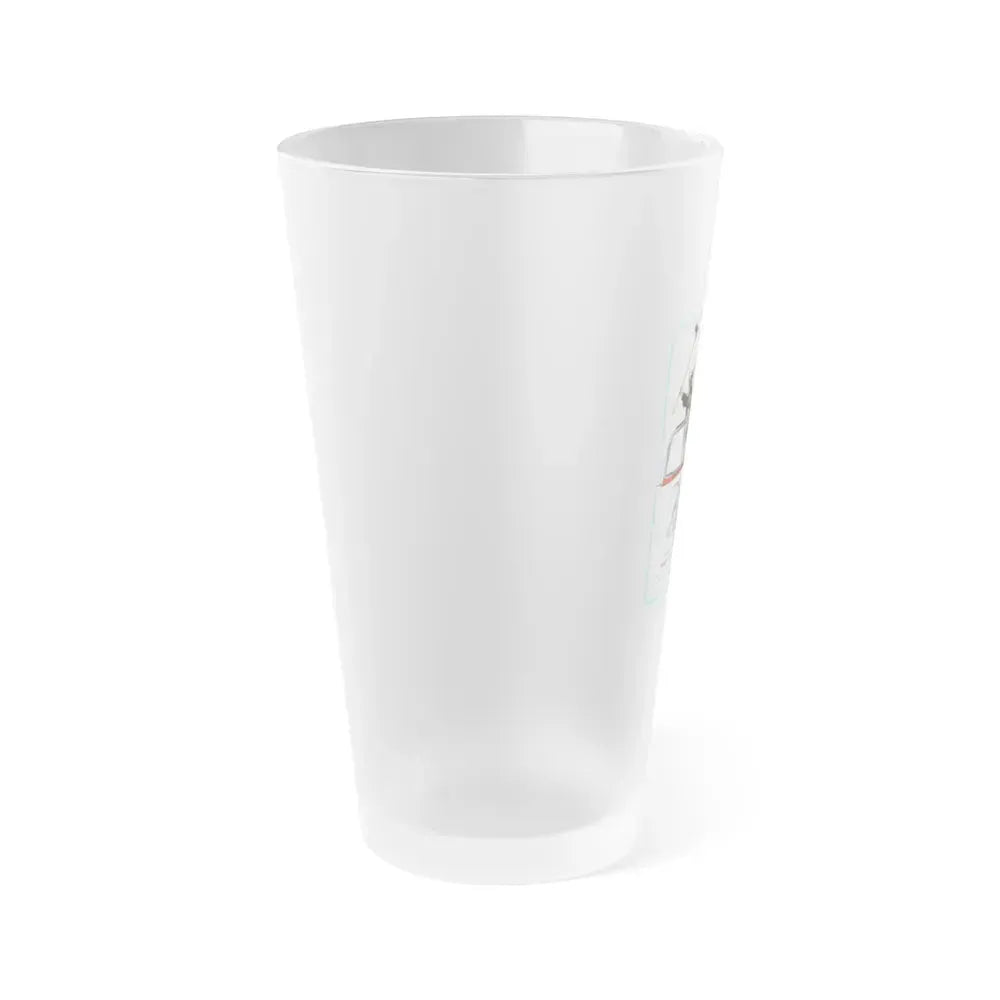 BORN TO KILL 1974 Movie Poster - Frosted Pint Glass 16oz - Go Mug Yourself