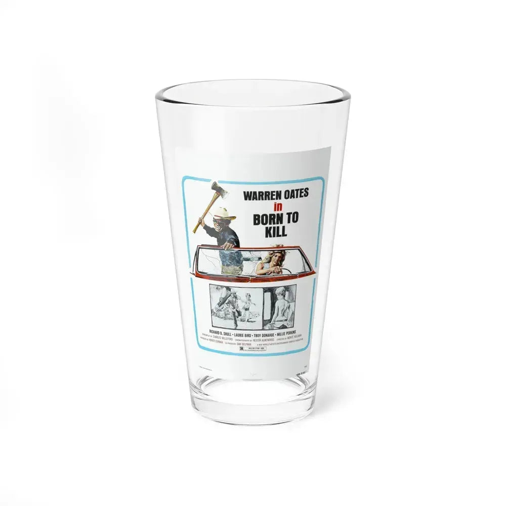 BORN TO KILL 1974 Movie Poster - Pint Glass 16oz 16oz - Go Mug Yourself