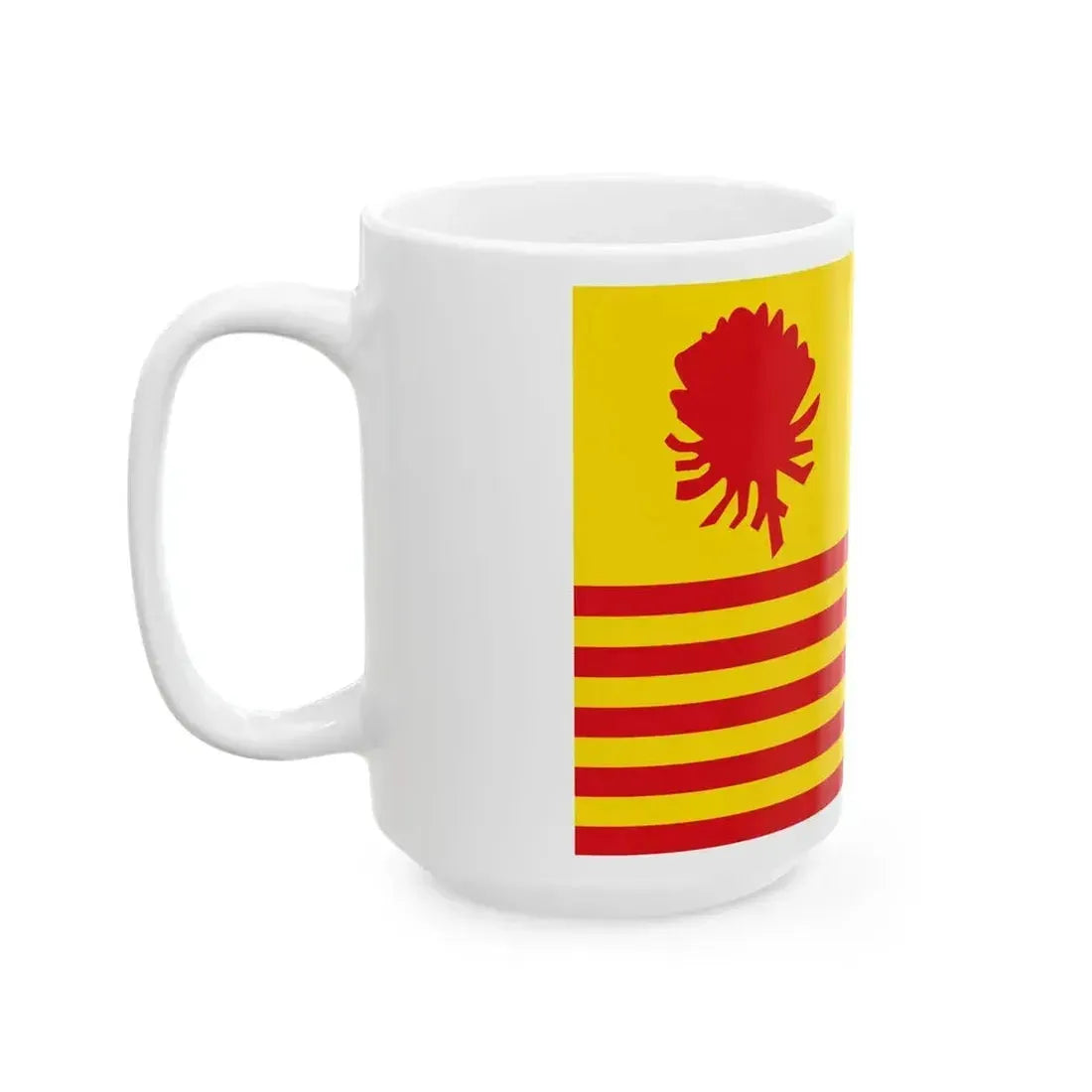 Borsbeek vlag (Belgium) White Coffee Mug - Go Mug Yourself