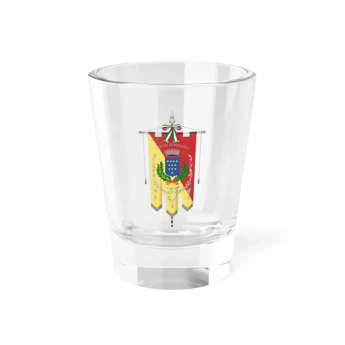 Bosnasco-Gonfalone (Italy) Shot Glass 1.5oz 1.5oz - Go Mug Yourself