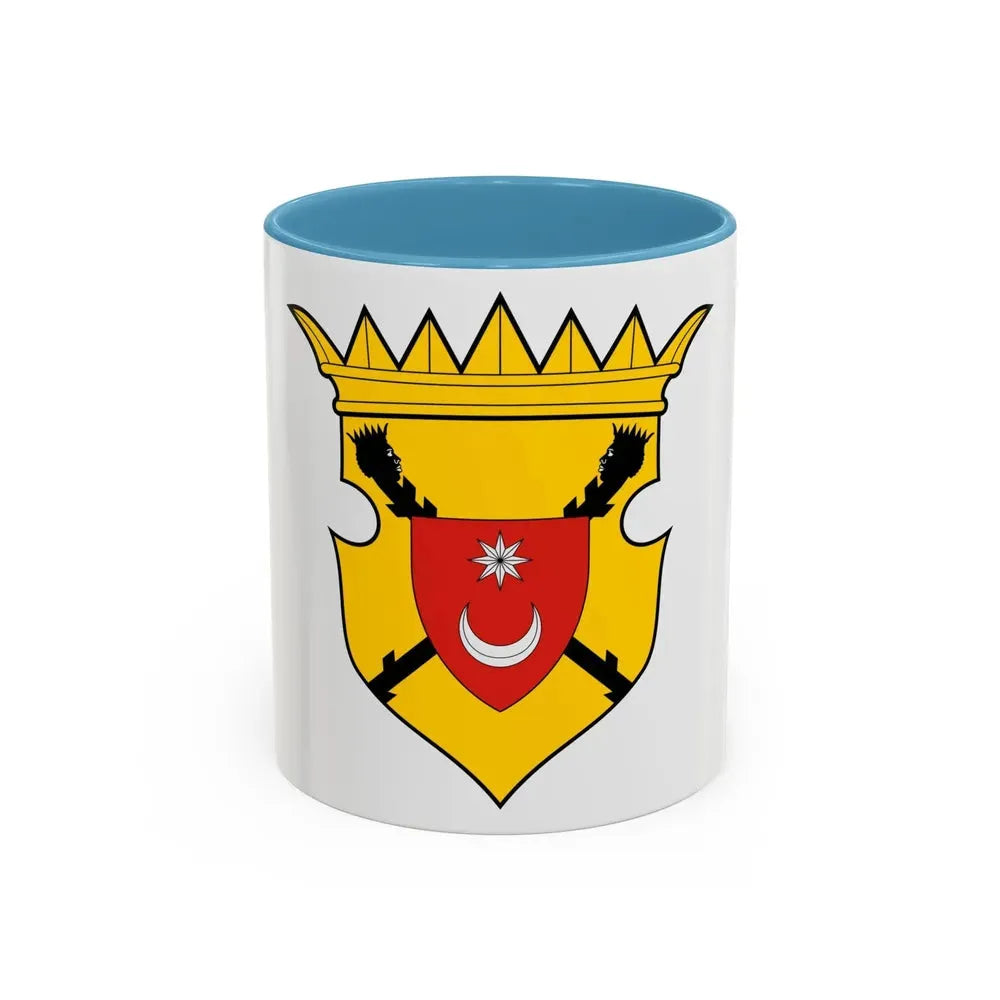 Bosnia and Herzegovina Country History (Fojnica Armorial) (17th century) - Accent Coffee Mug 11oz Light Blue - Go Mug Yourself