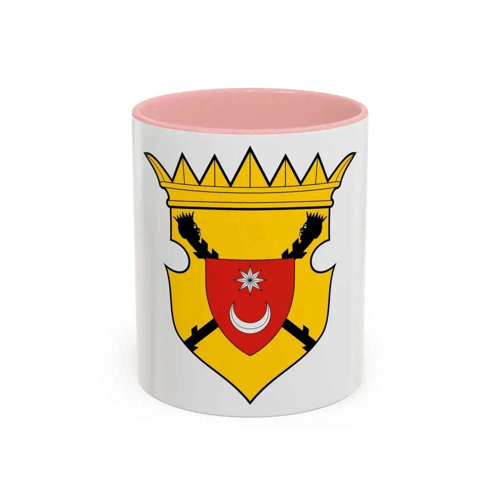 Bosnia and Herzegovina Country History (Fojnica Armorial) (17th century) - Accent Coffee Mug 11oz Pink - Go Mug Yourself