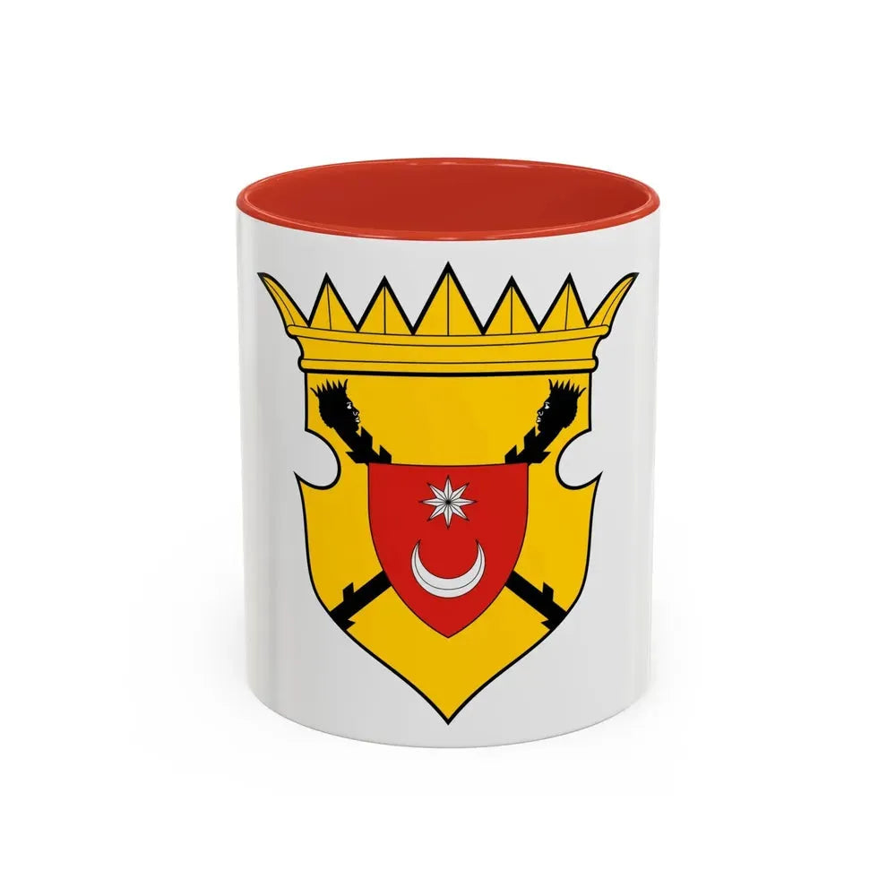 Bosnia and Herzegovina Country History (Fojnica Armorial) (17th century) - Accent Coffee Mug 11oz Red - Go Mug Yourself